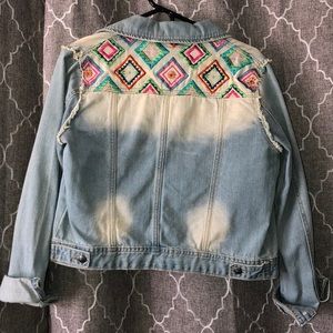 Lightwash Jean Jacket Multicolor Back